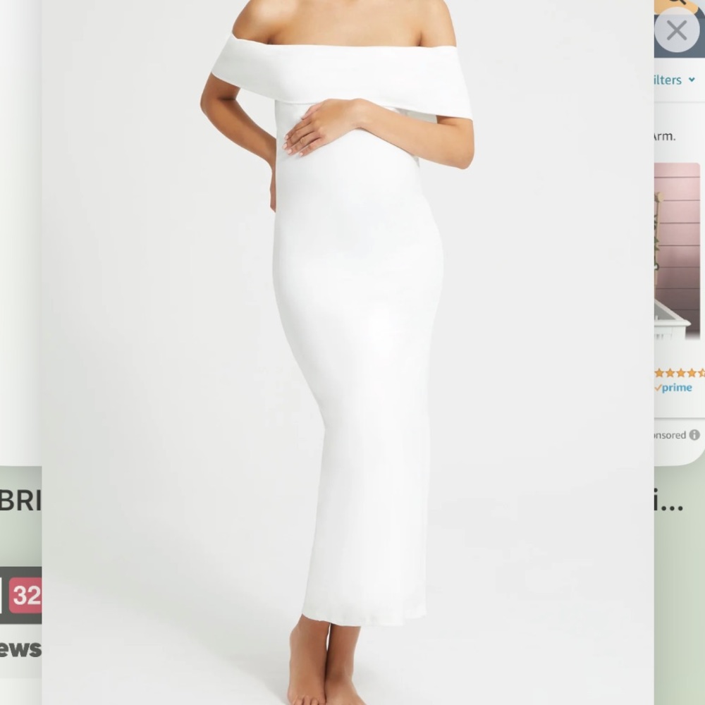 Bumpsuit - The Bianca Dress in Ivory (small)